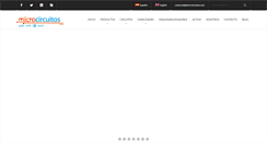 Desktop Screenshot of pcbmicrocircuitos.com